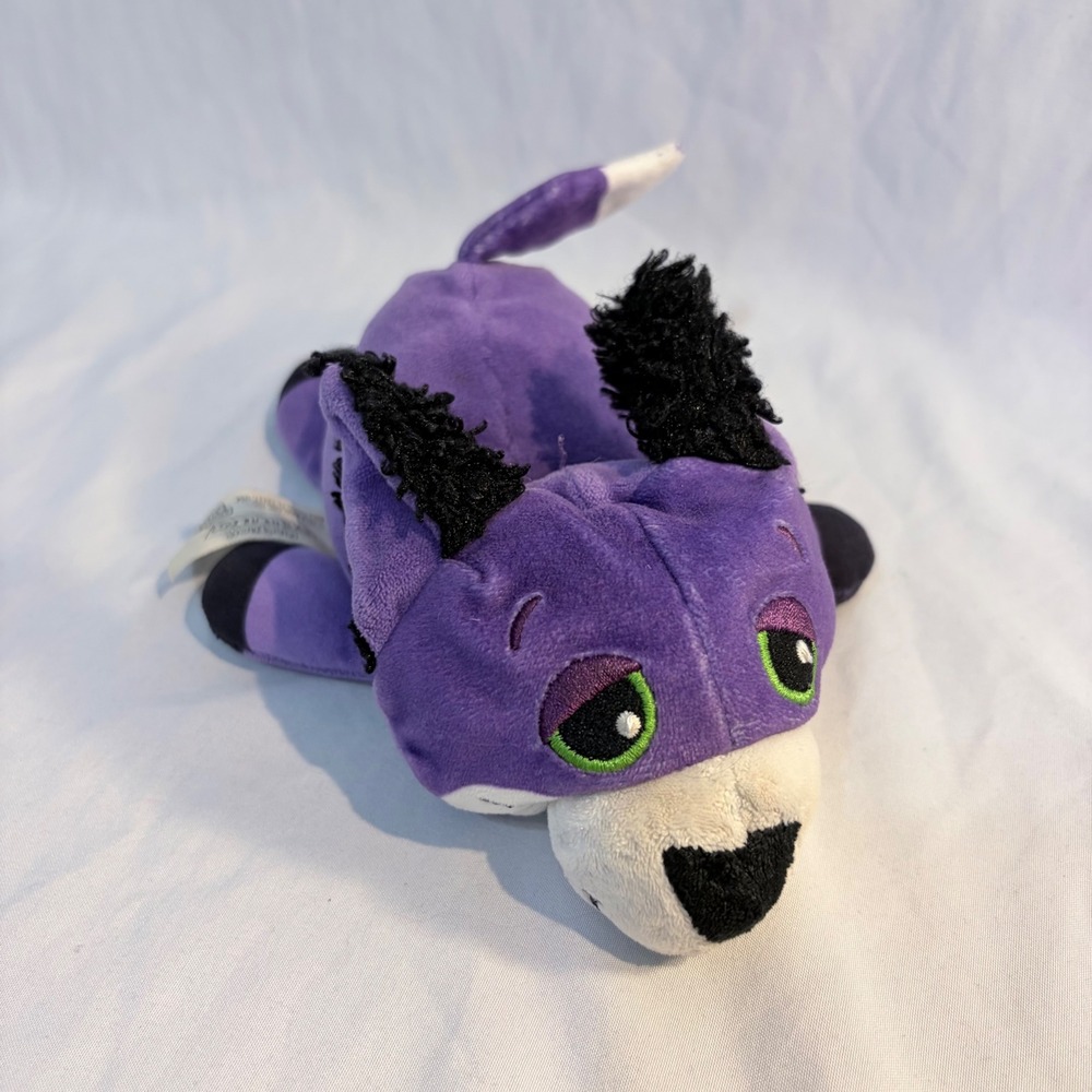Cutetitos Fruititos Purple Wolf Plush Stuffed Animal Toy Kids Soft Cute